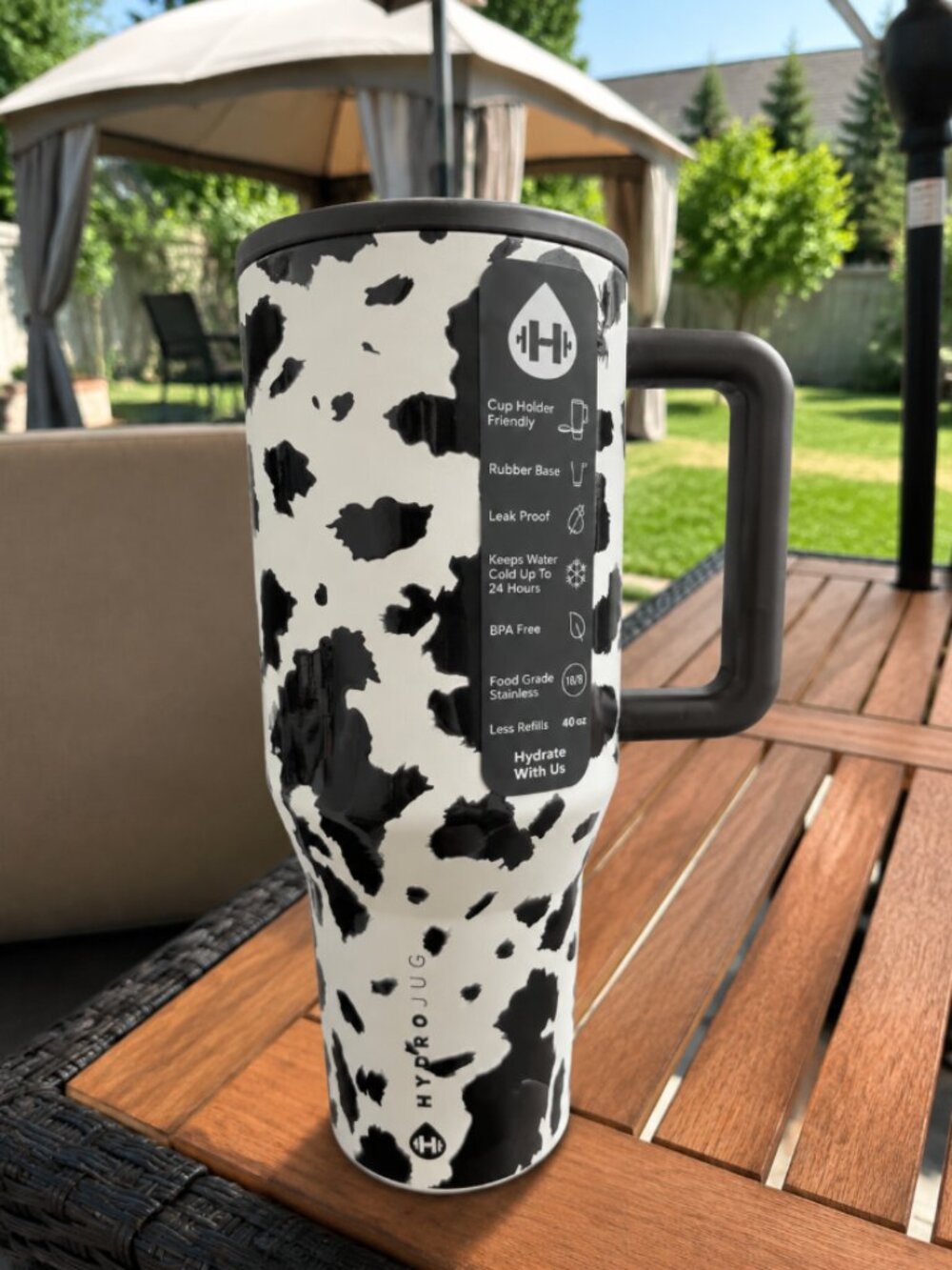 HydroJug Traveler 40 oz Black with Box